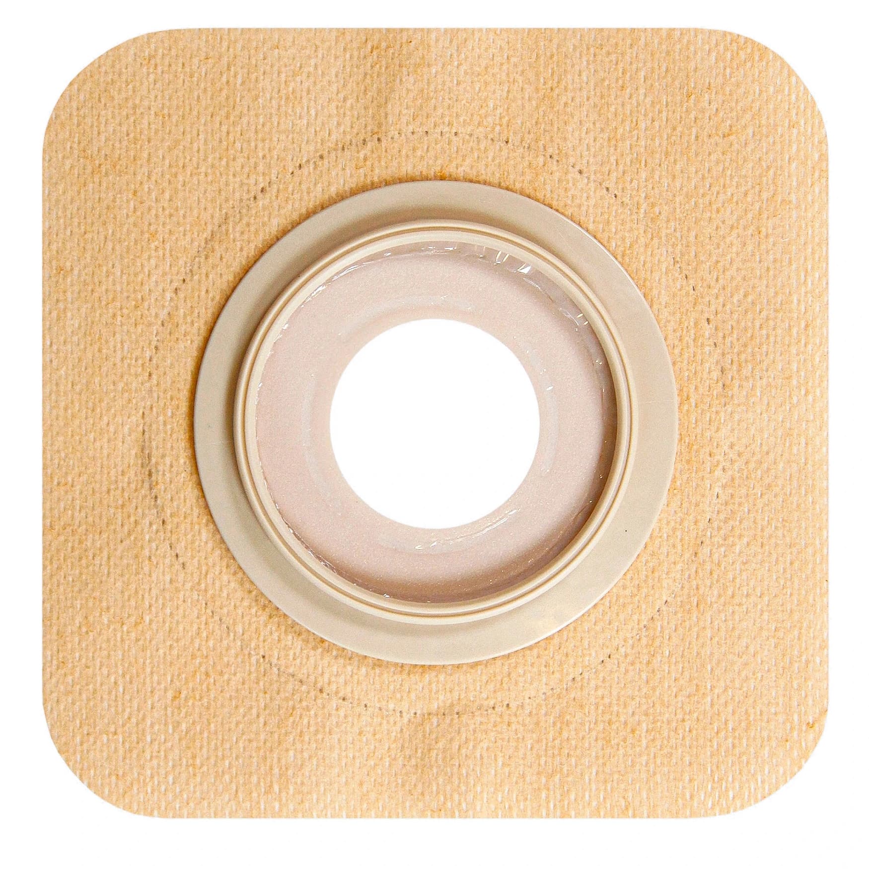 Safe n Simple 2-Piece Ostomy Wafer, 50mm, Beige Tape Collar, 1⅛" Pre-Cut Stoma - Case of 80 - Image 1