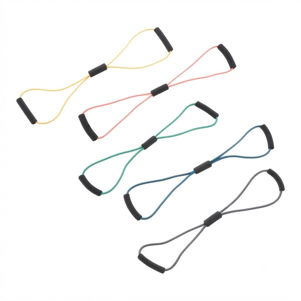 CanDo Tubing BowTie Exerciser Set, 30 Inch - Set of 5 - Image 1