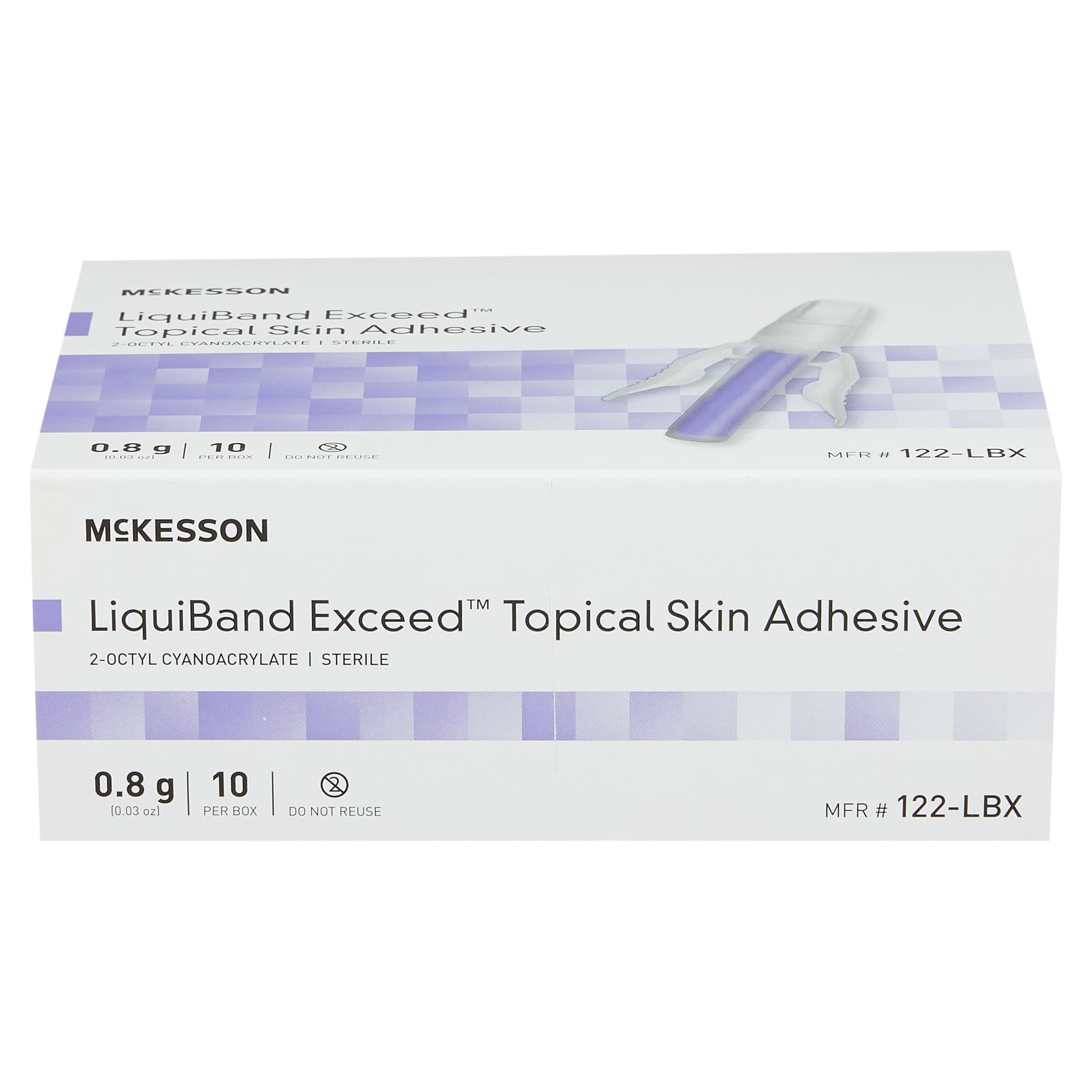 McKesson LiquiBand Exceed Topical Skin Adhesive Precision and Dome Applicator Tip - Image 2