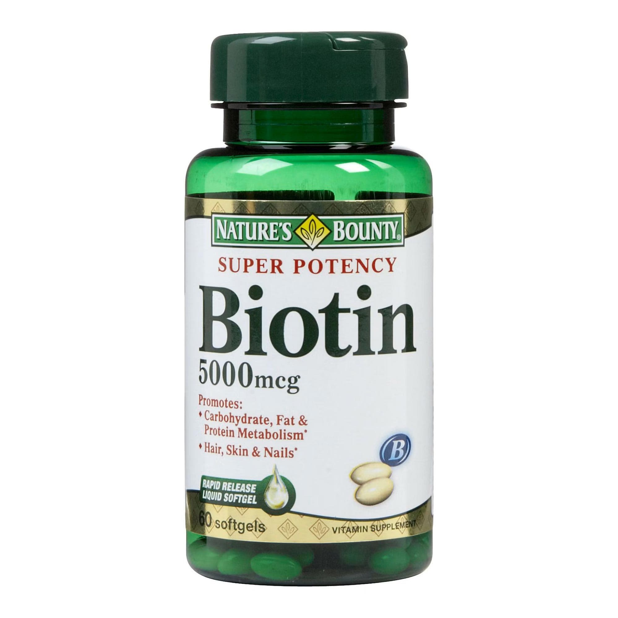 Nature'S Bounty Biotin Supplement Softgel - Image 1