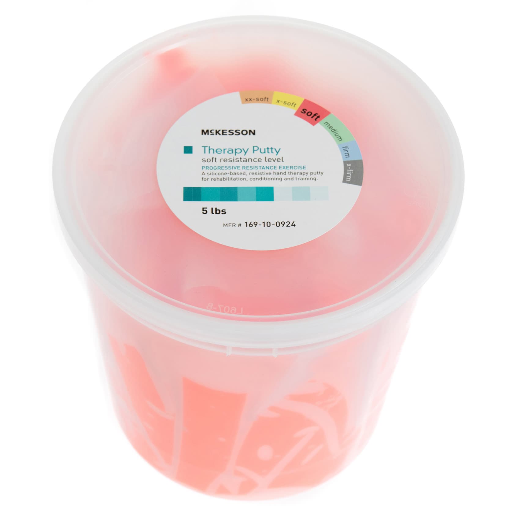 McKesson Red Therapy Putty, Soft, 5 lbs. - Image 1