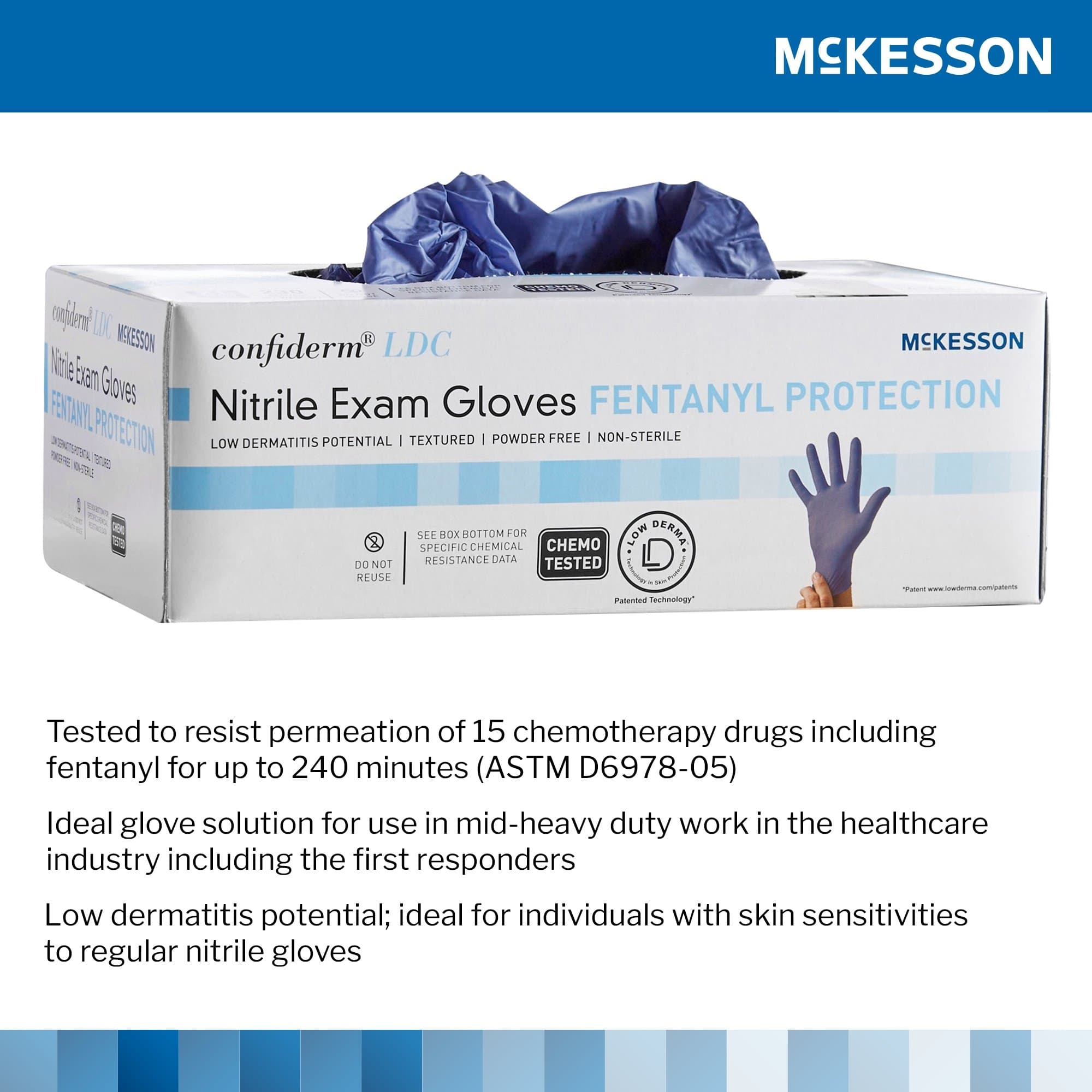 McKesson Confiderm LDC Exam Gloves - Image 4