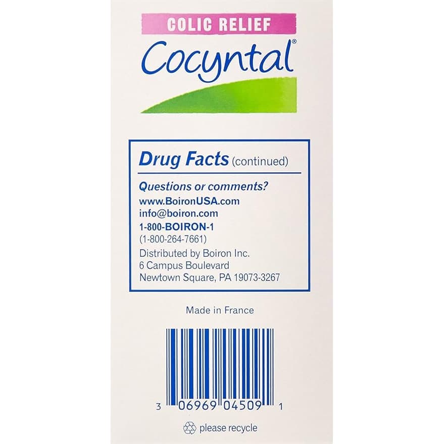 Boiron Colic Comfort Colic & Gas Relief Homeopathic Medicine, 30 Doses - Each - Image 3