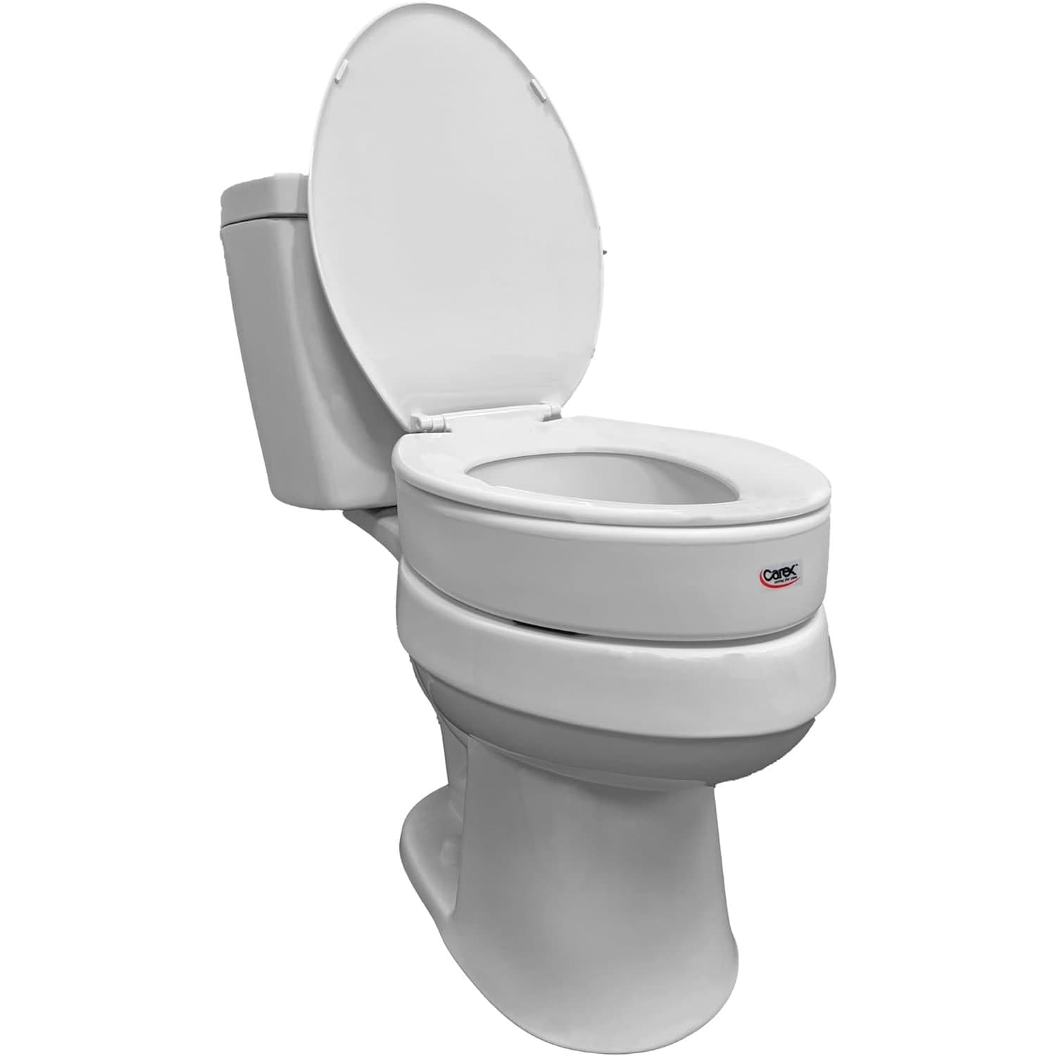 Carex Toilet Seat Elevator for Elongated and Standard Toilet Seat - Image 2