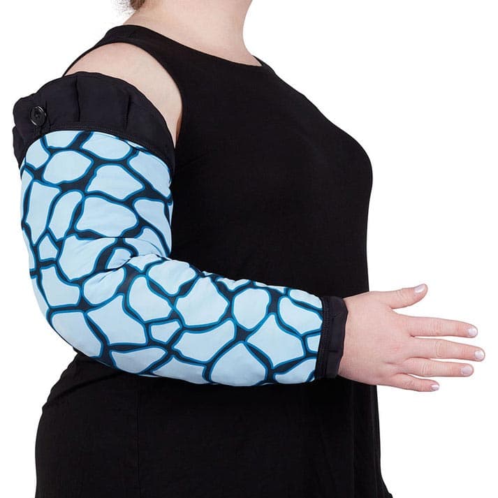 Circaid Profile Arm Energy Oversleeve Long, Blue Giraffe Without Hand, Size 8 - Each - Image 1