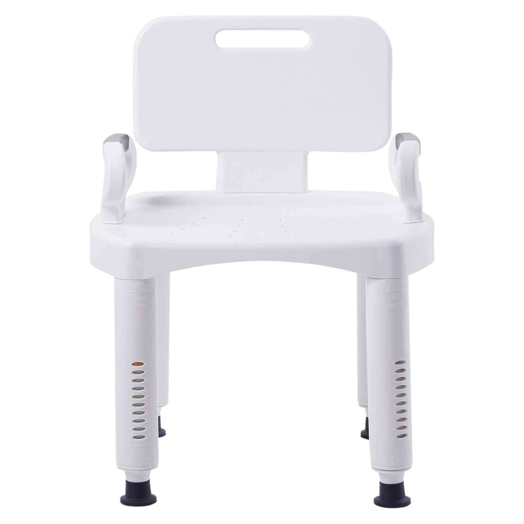 McKesson Removable Arm Rail Bath Bench, White