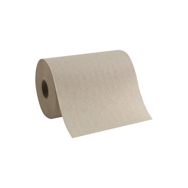 Pacific Blue Basic Paper Towel 1-Ply Continuous Sheet, Brown, 7-7/8 Inch x 350 Foot - Case of 12 - Image 1