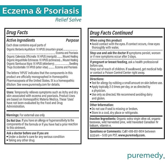 Puremedy Intense Skin Repair Ointment for Eczema Relief, 1 oz - Each - Image 2