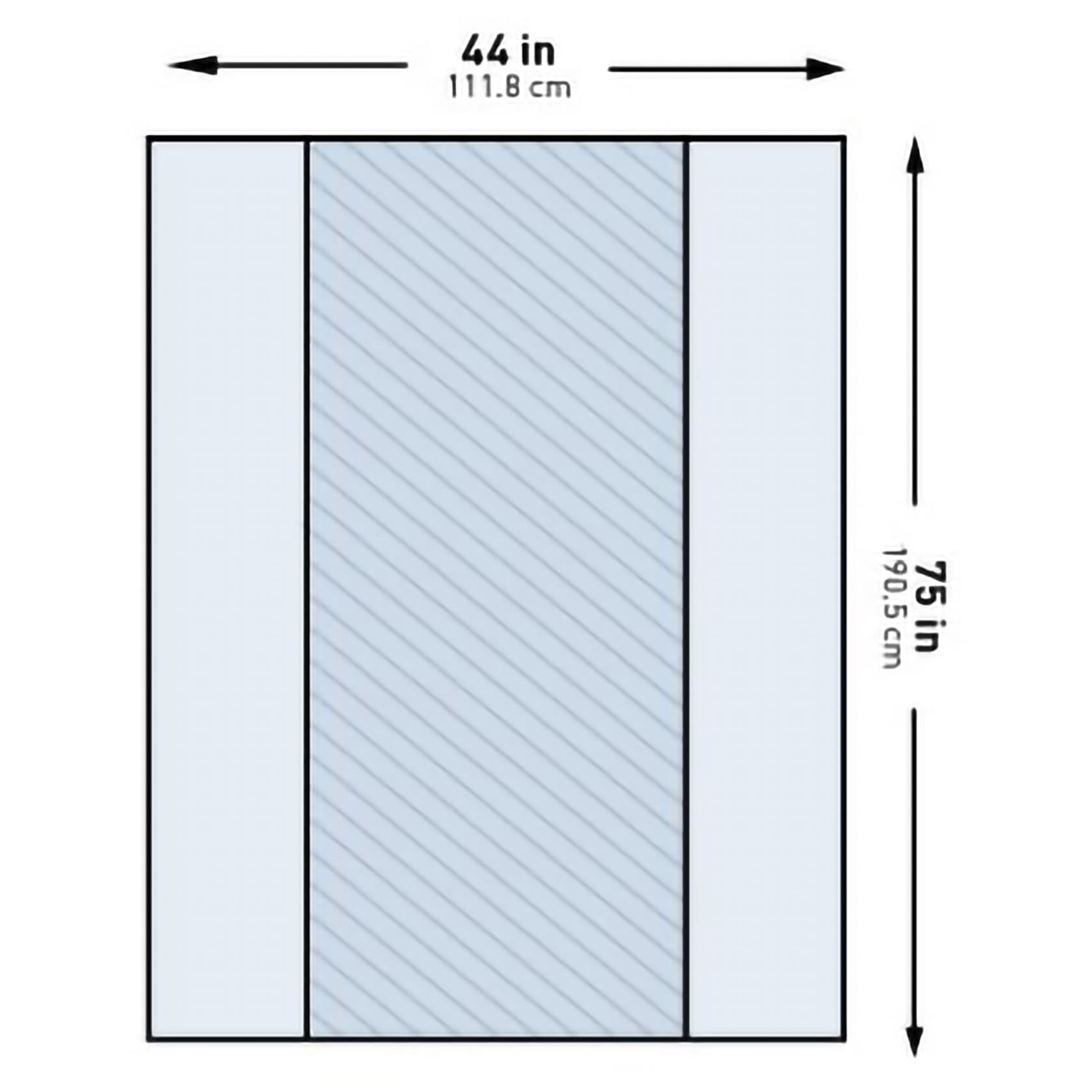 McKesson Table Drape, 44 x 75 Inch - Case of 20 - Image 1