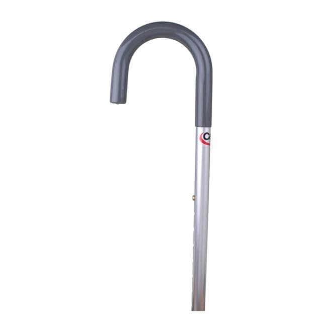Carex Healthcare Round Handle Cane, Silver