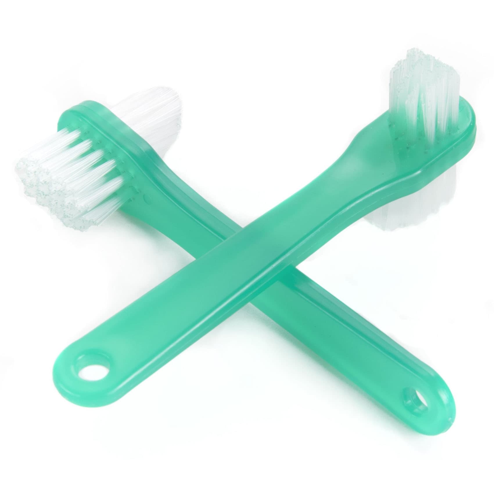 McKesson 2-Sided Bristle Denture Brush - Image 2