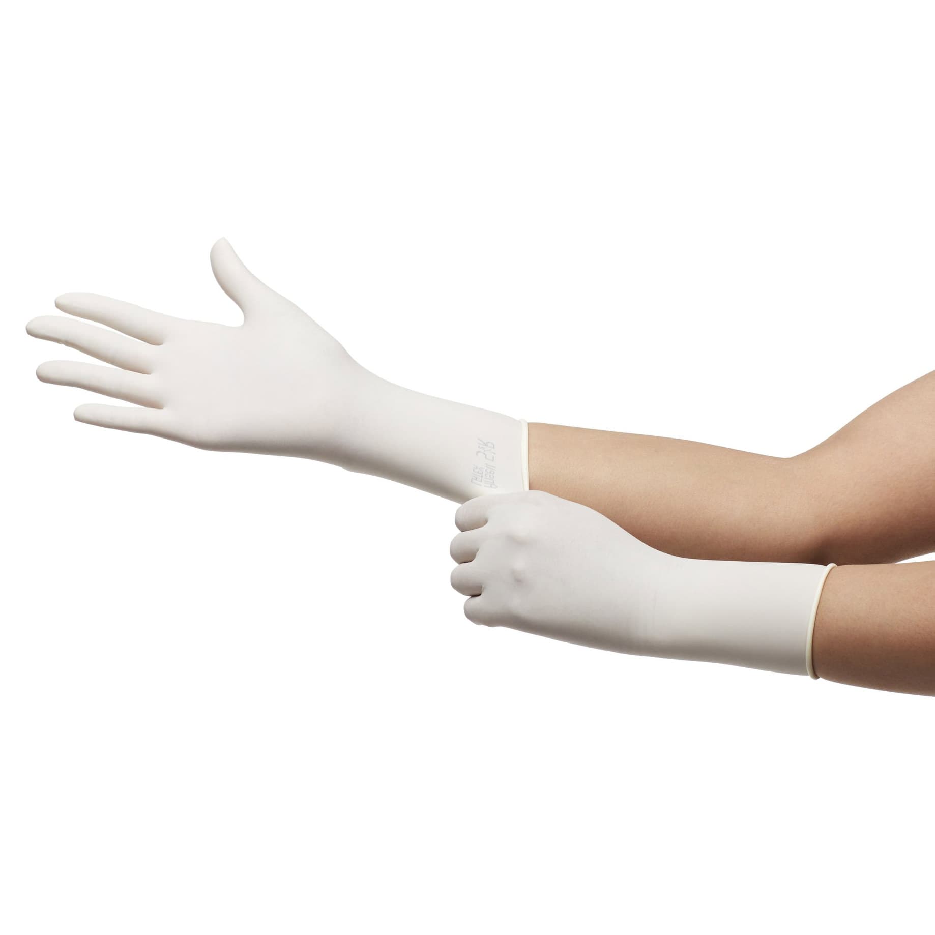 McKesson Perry Latex Powder Free Surgical Glove, Size 8.5, Cream - Case of 400 - Image 1