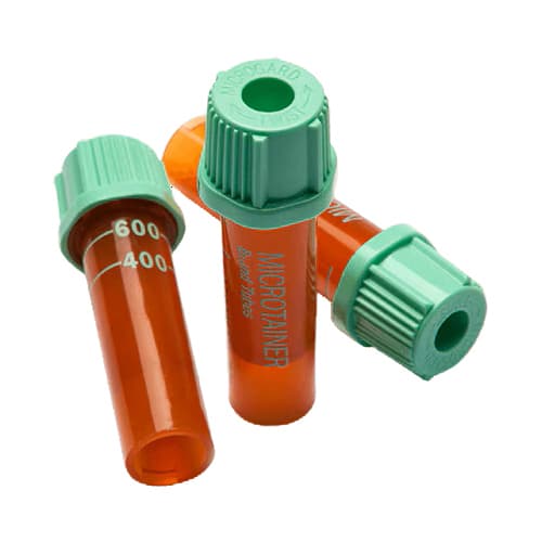 BD Microtainer Capillary Blood Collection Tube, Amber, 400 to 600 Microliter - Case of 200 - Image 1