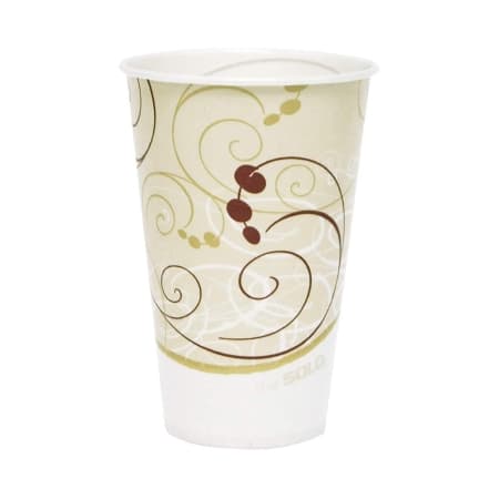 Solo Drinking Cup Symphony Print Without Graduations Without Handle Cold, 12 oz. - Sleeve of 100 - Image 1