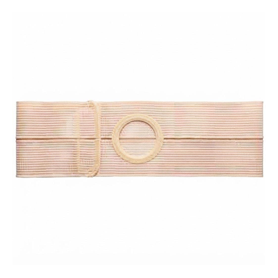 Nu-Hope Nu-Form 4" Beige Regular Elastic Ostomy Support Belt without Prolapse, Medium, Large Oval (2-3/4 x 4-1/8 Inch) - Each - Image 1