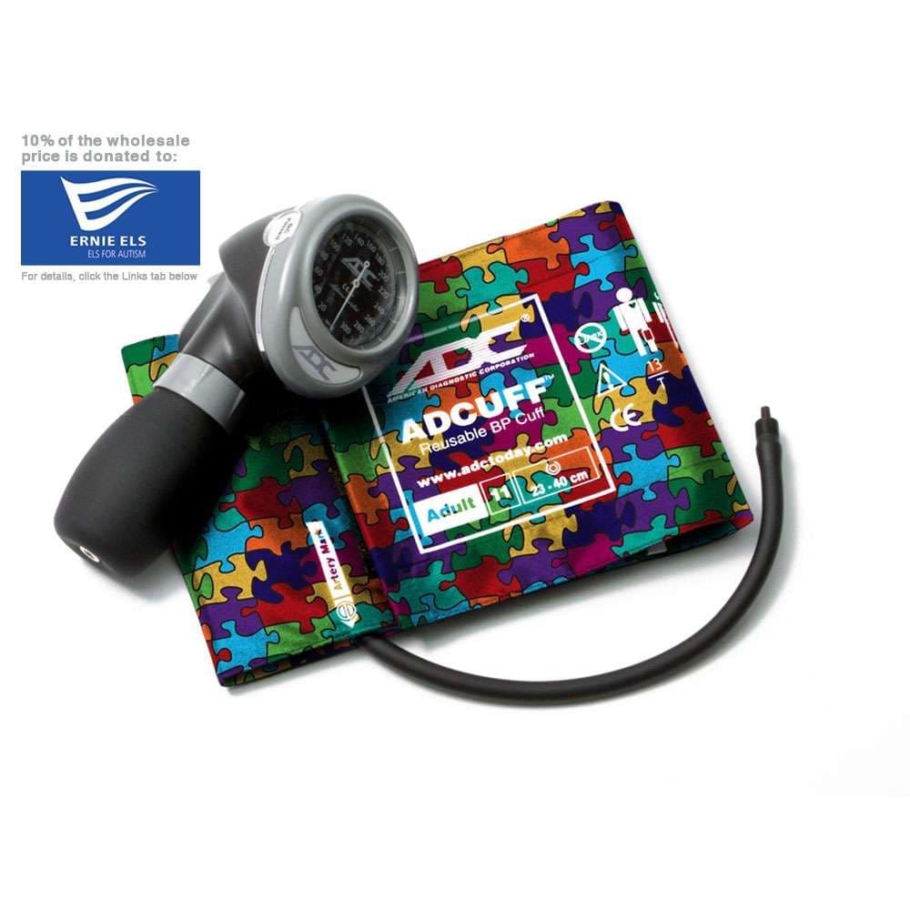 ADC Diagnostix Palm Aneroid Sphyg, Puzzle Pieces, Adult - Image 1