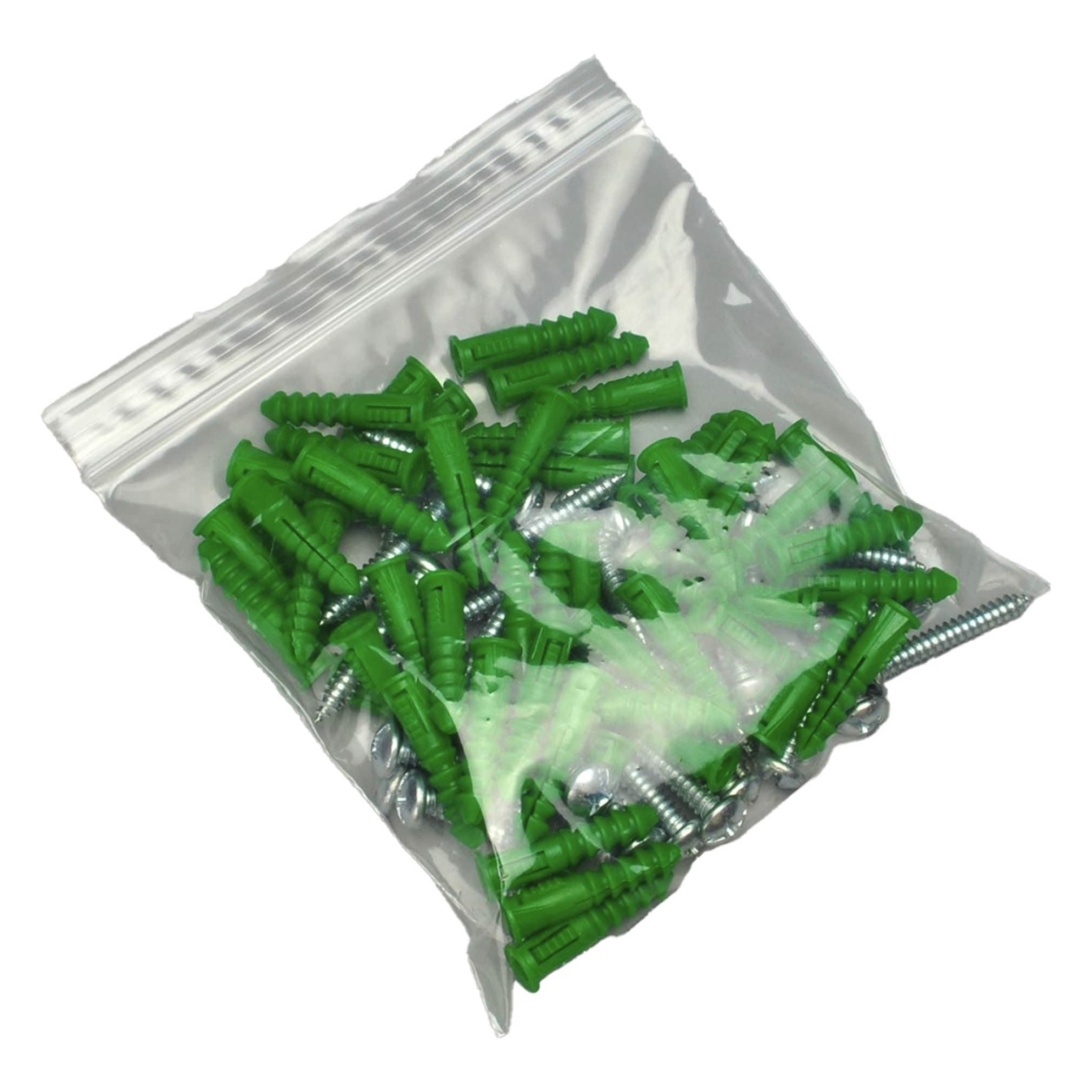Clear Line Reclosable Bag 4 mil, Clear, Zipper-Seal Top Closure, 6 x 6 Inch - Box of 100 - Image 1