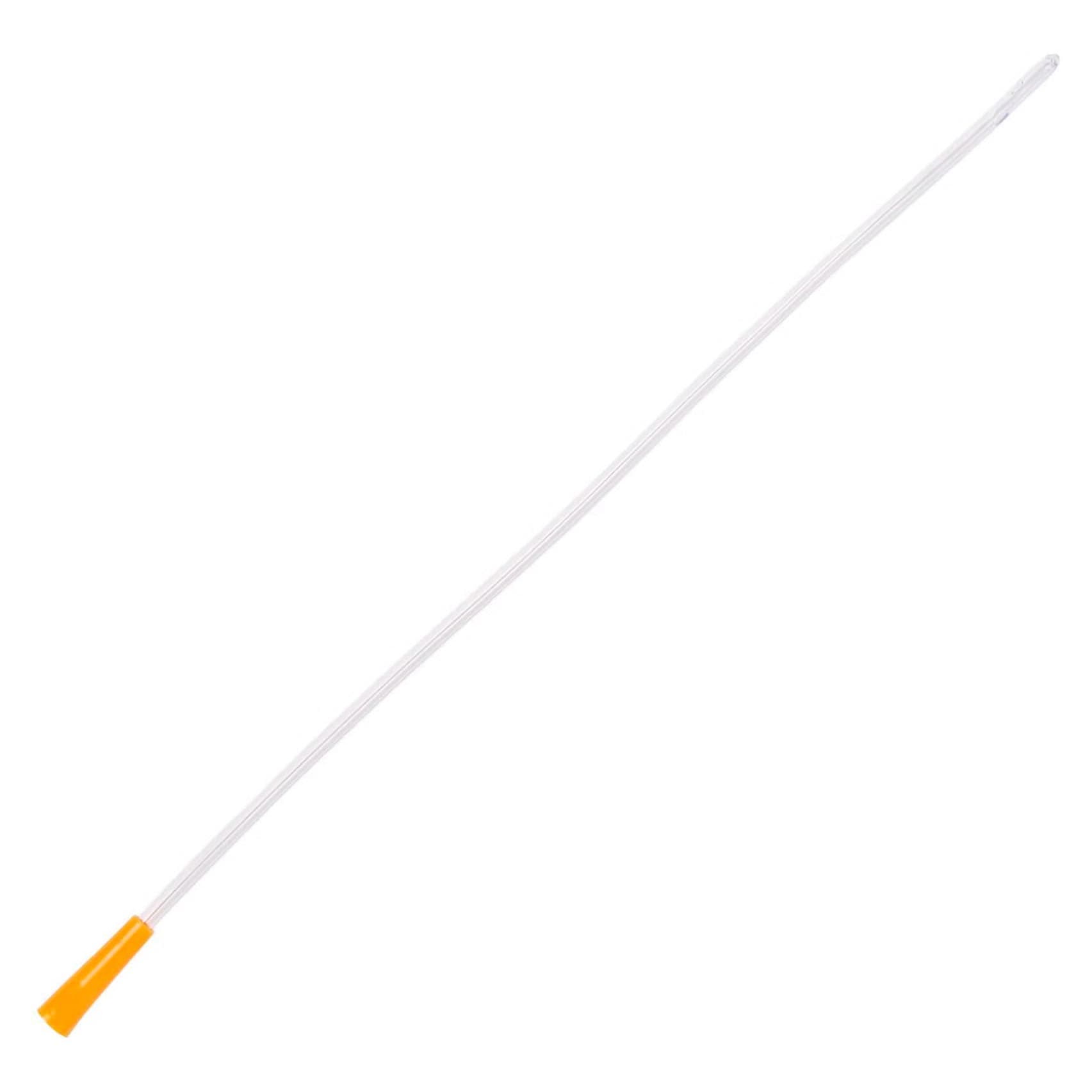 Medline Clear Vinyl Intermittent Catheters, Universal, 16 Fr - Each - Image 1