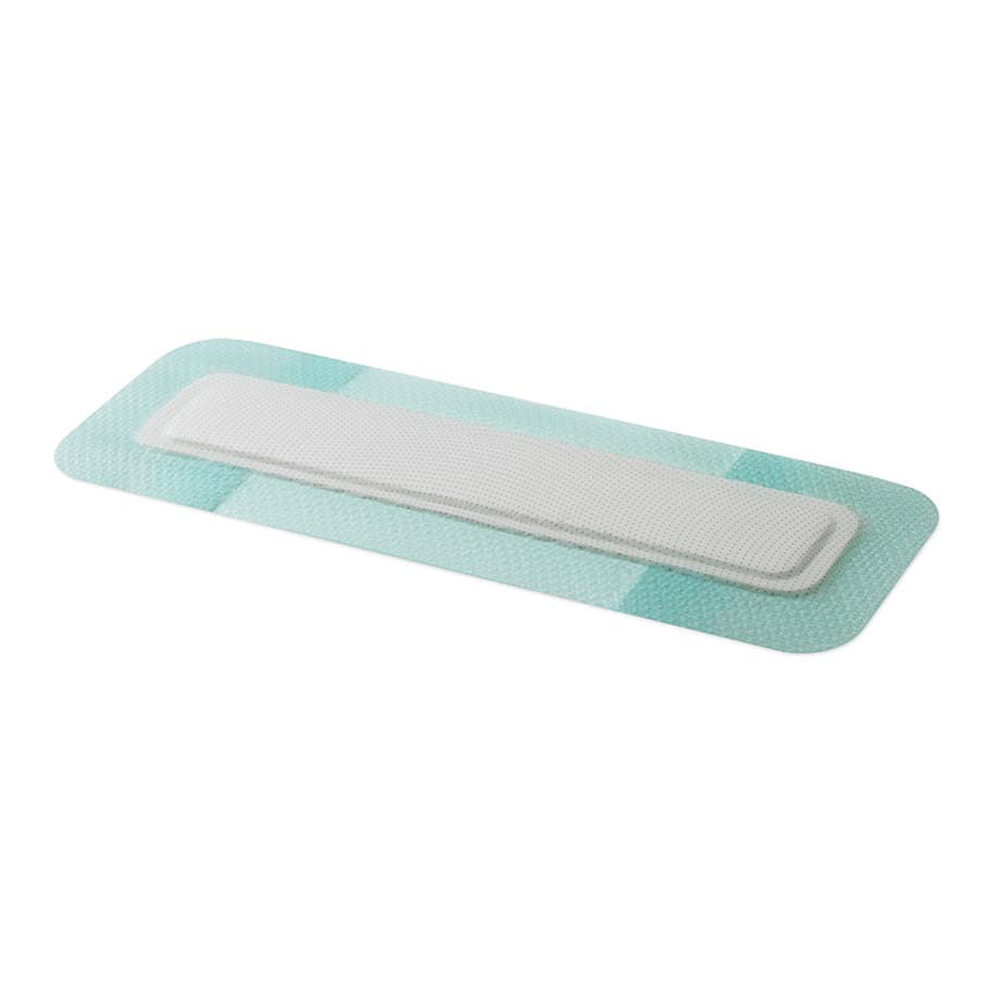 Coloplast Biatain Bordered Silicone Fit Foam Dressing, 4 x 12 Inch - Image 1