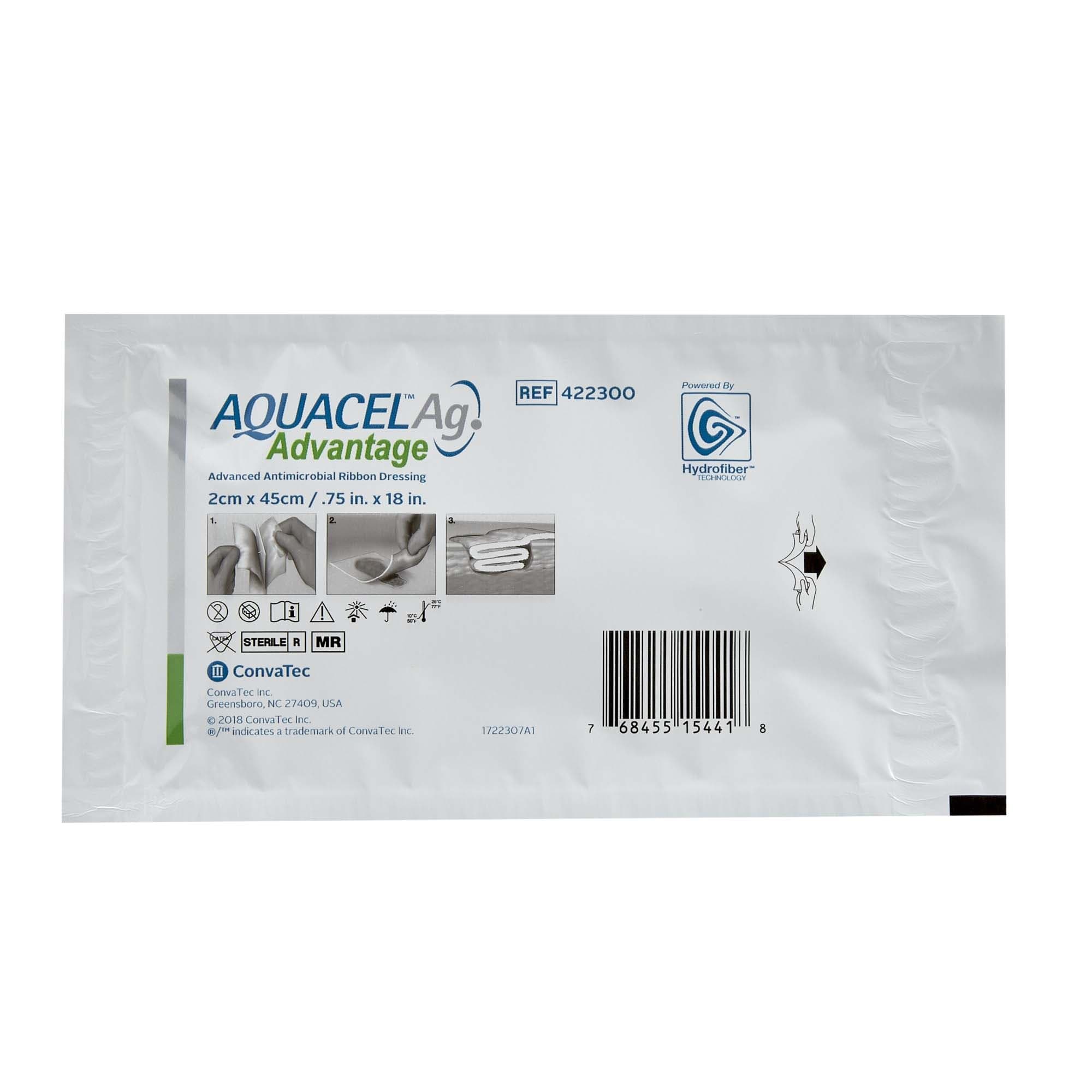 Aquacel Ag Advantage Dressing, .75 x 18 Inch - Image 1