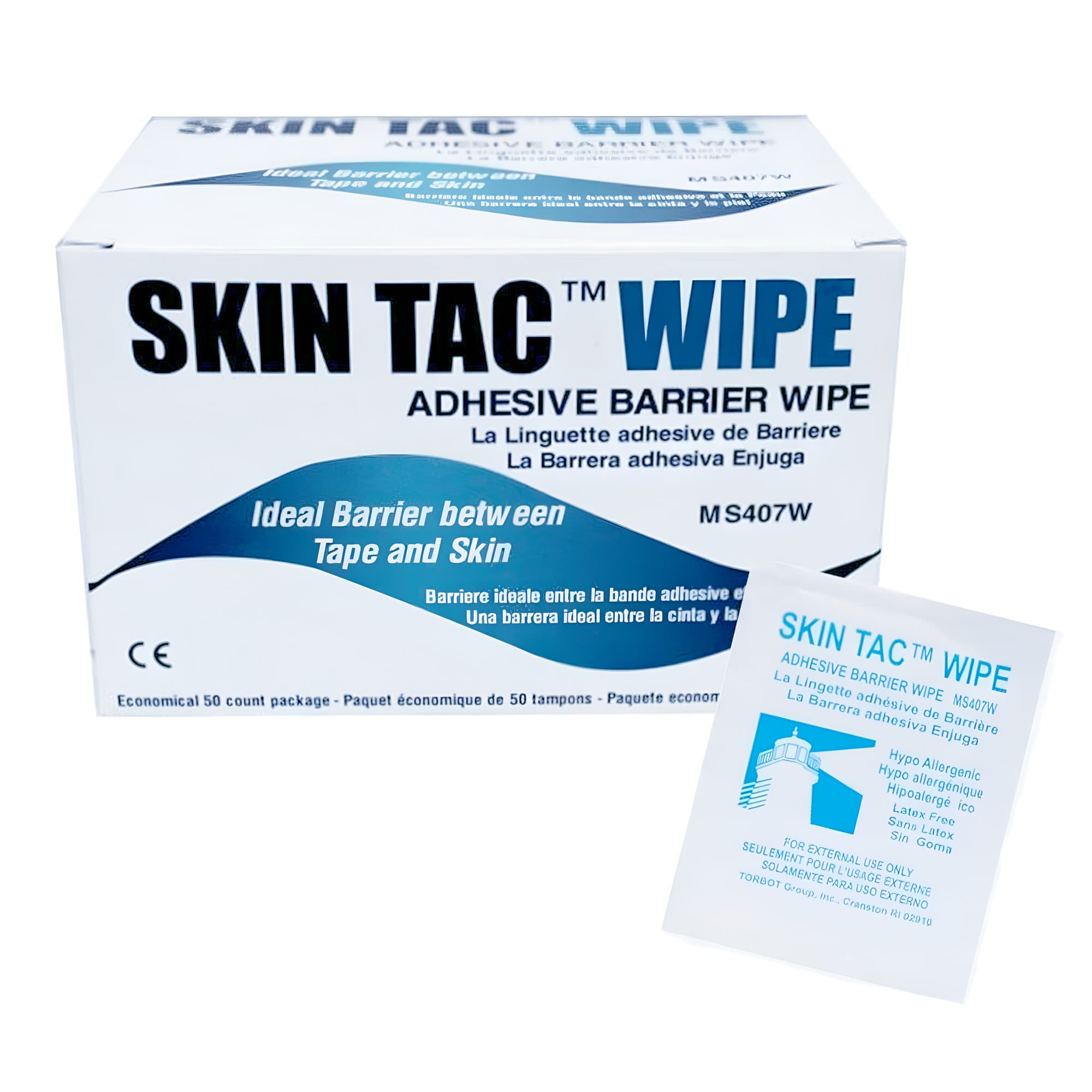 Skin Tac Adhesive Barrier Wipes - Image 2