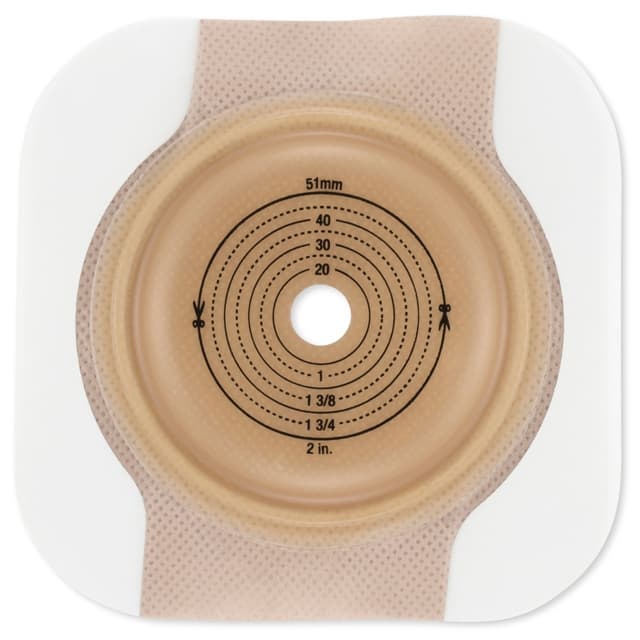 New Image Soft Convex CeraPlus Skin Barrier with Tape, Upto 1-1/2 Inch -Box of 5 - Image 1