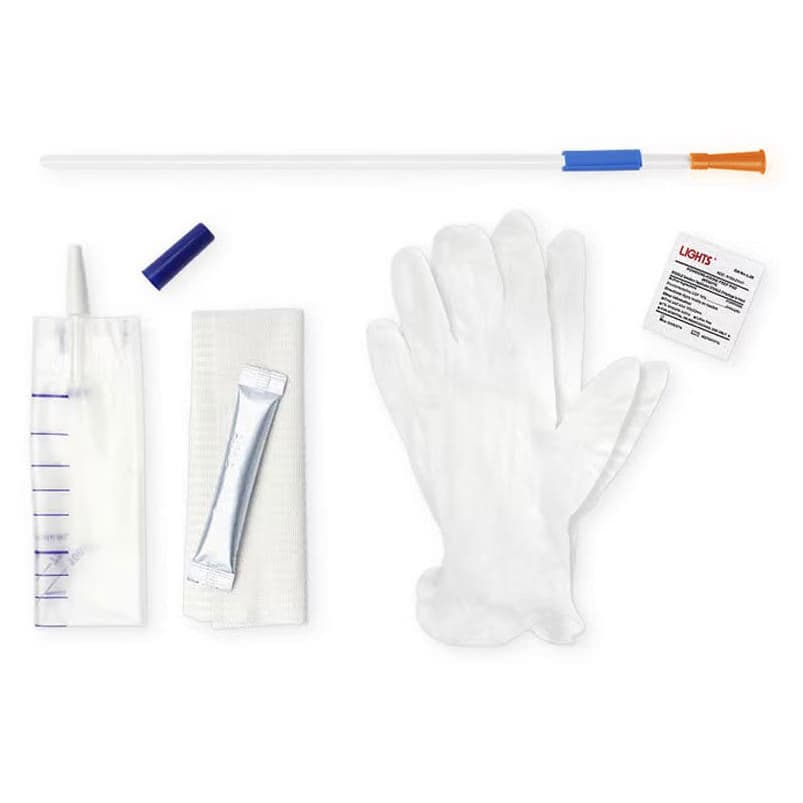 SimPro Set Male Intermittent Catheter Kit, 16 Fr - Case of 40 - Image 1