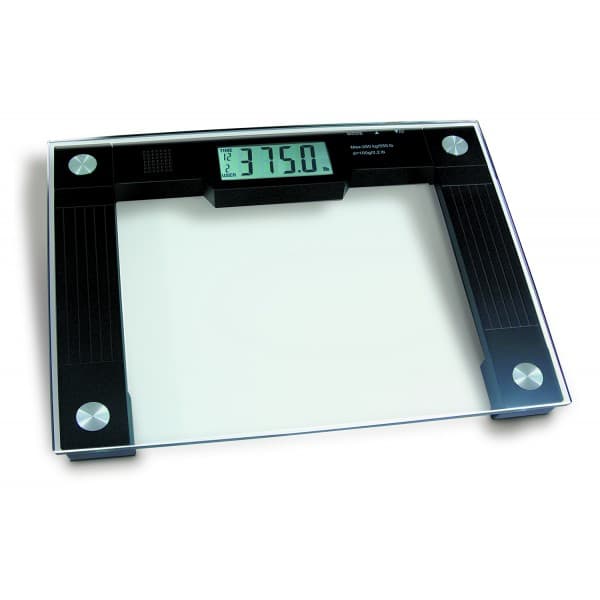 Jobar Talking Scale, 550 lb Weight Capacity, 8mm Tempered Glass - Image 2