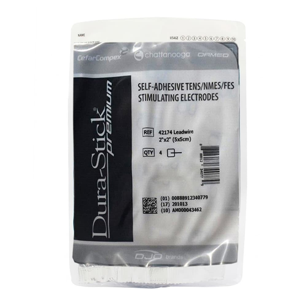 Dura-Stick Premium Self-Adhesive Electrode 2" x 2" - Case of 40 - Image 1