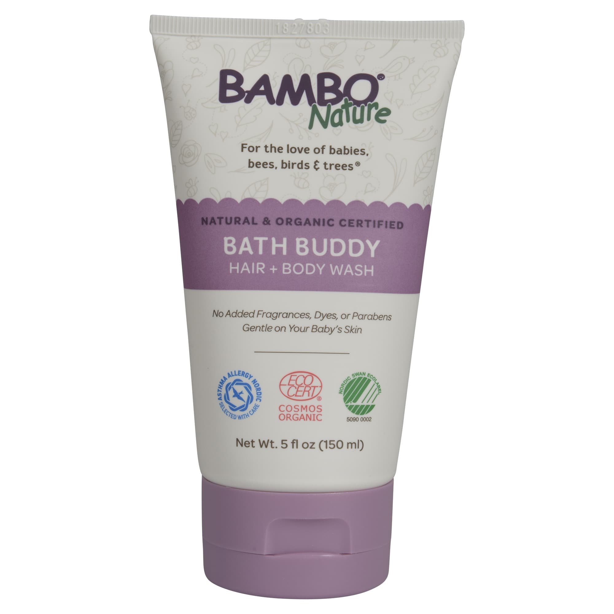 Bambo Nature Bath Buddy Shampoo and Body Wash Tube - Each - Image 1