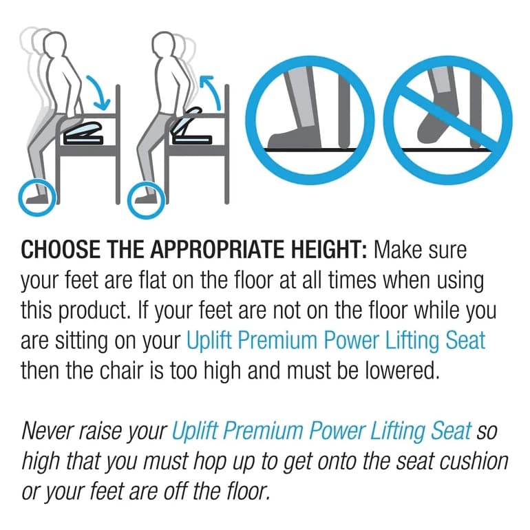 Carex Upeasy Seat Assist Standard Manual Lifting Cushion - Image 10