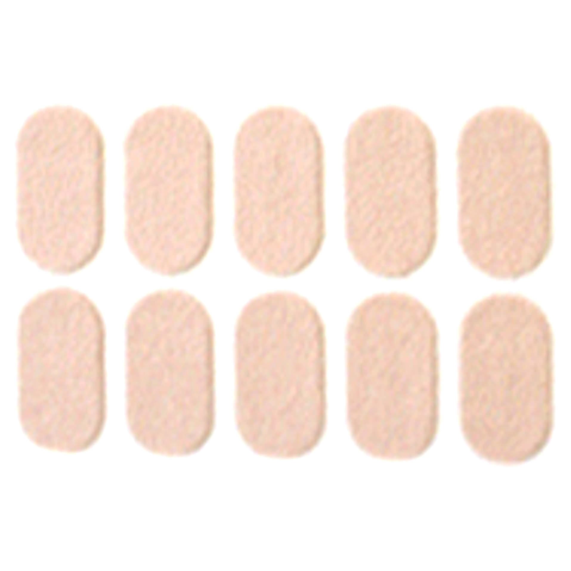 McKesson Pedi-Pad Protective Pad Beige Adhesive Foot Adult, Size 102, Regular - Package of 100 - Image 1