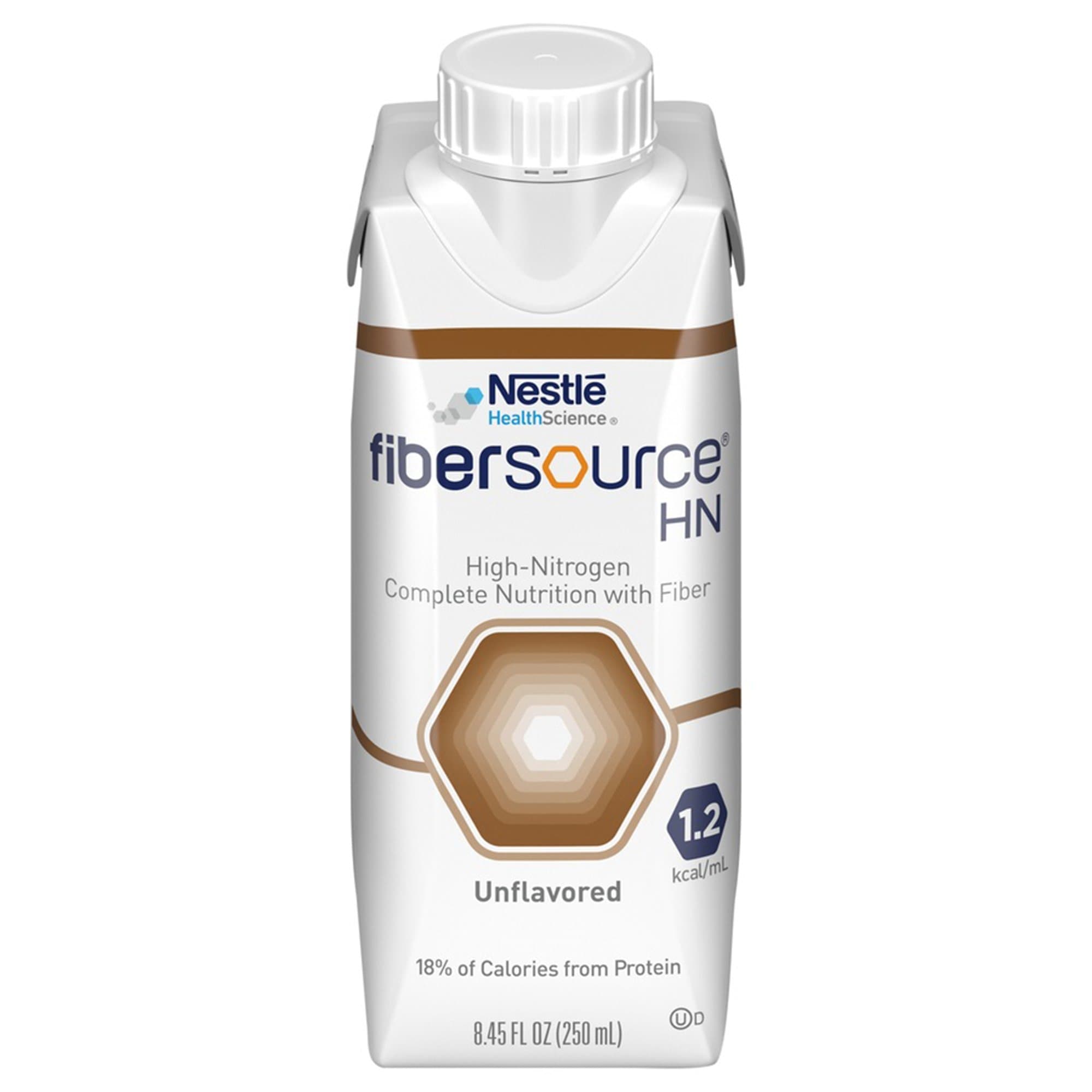 Fibersource High Nitrogen 1.2 Nutritionally Complete Liquid Formula with Fiber, 8.45 oz - Each - Image 1