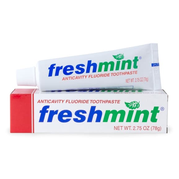 Freshmint Anticavity Fluoride Toothpaste, Mint flavour, 2.75 oz - Case of 144 - Image 2