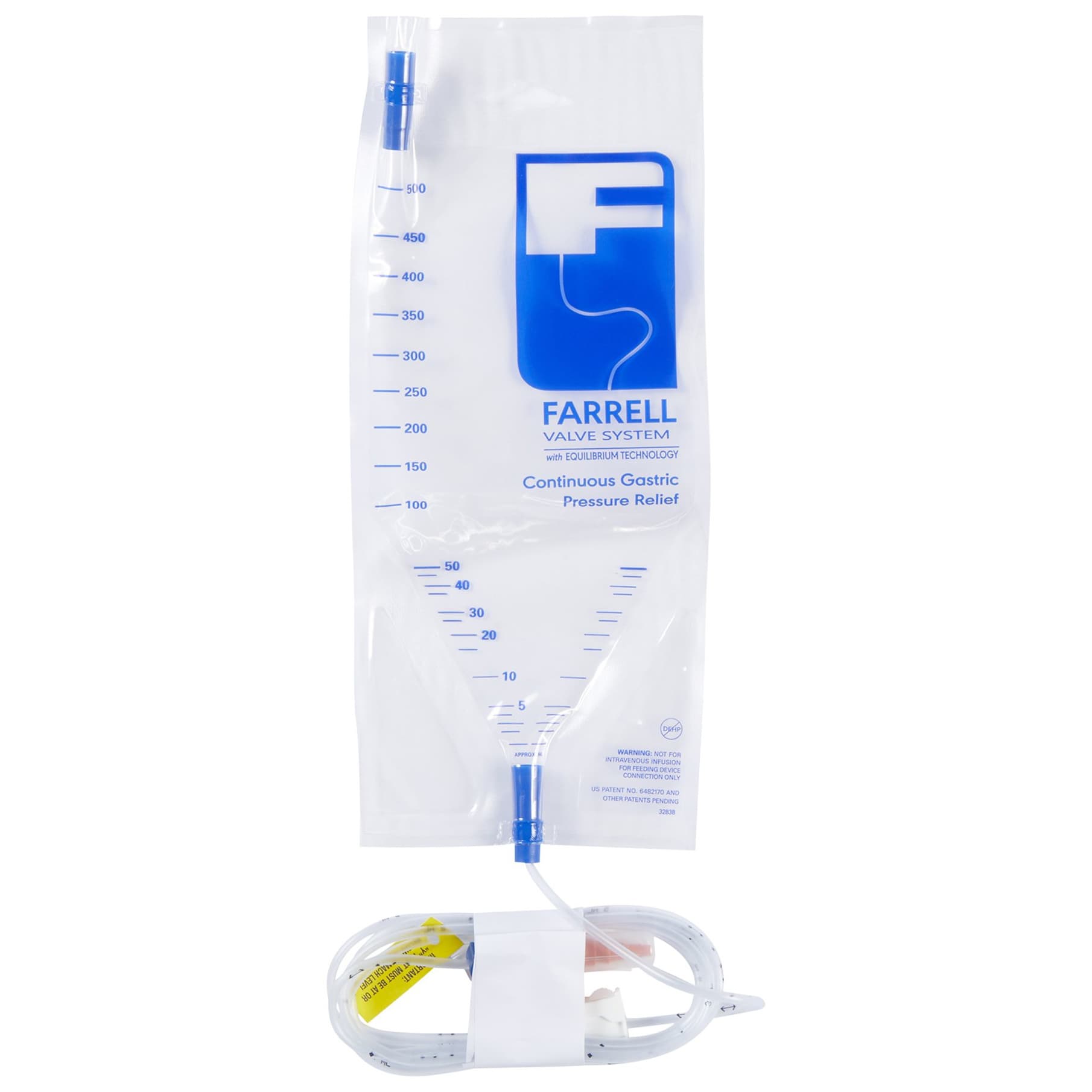 Farrell Valve Closed Enteral Decompression System Without Enfit - Case of 30 - Image 1