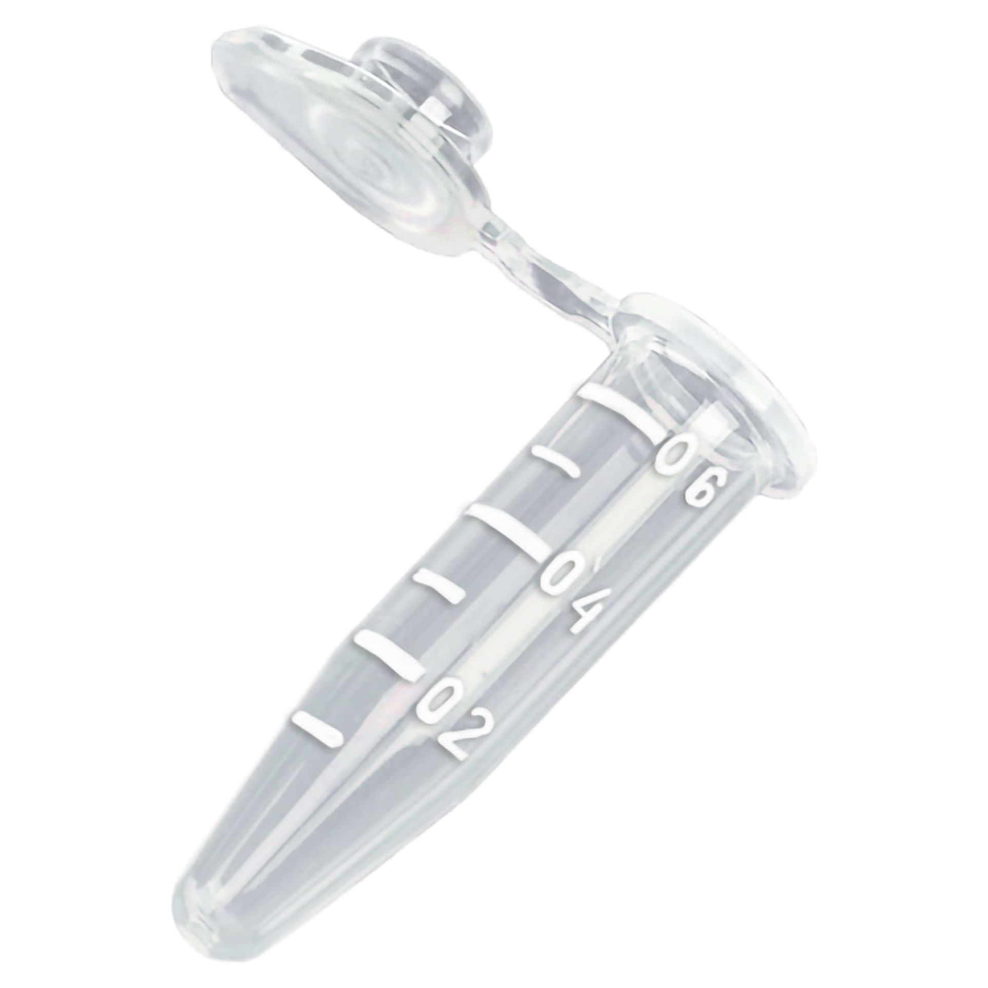 McKesson Microcentrifuge Tube Plain Without Coating NonSterile Clear Tube, 0.5 mL - Bag of 500 - Image 1