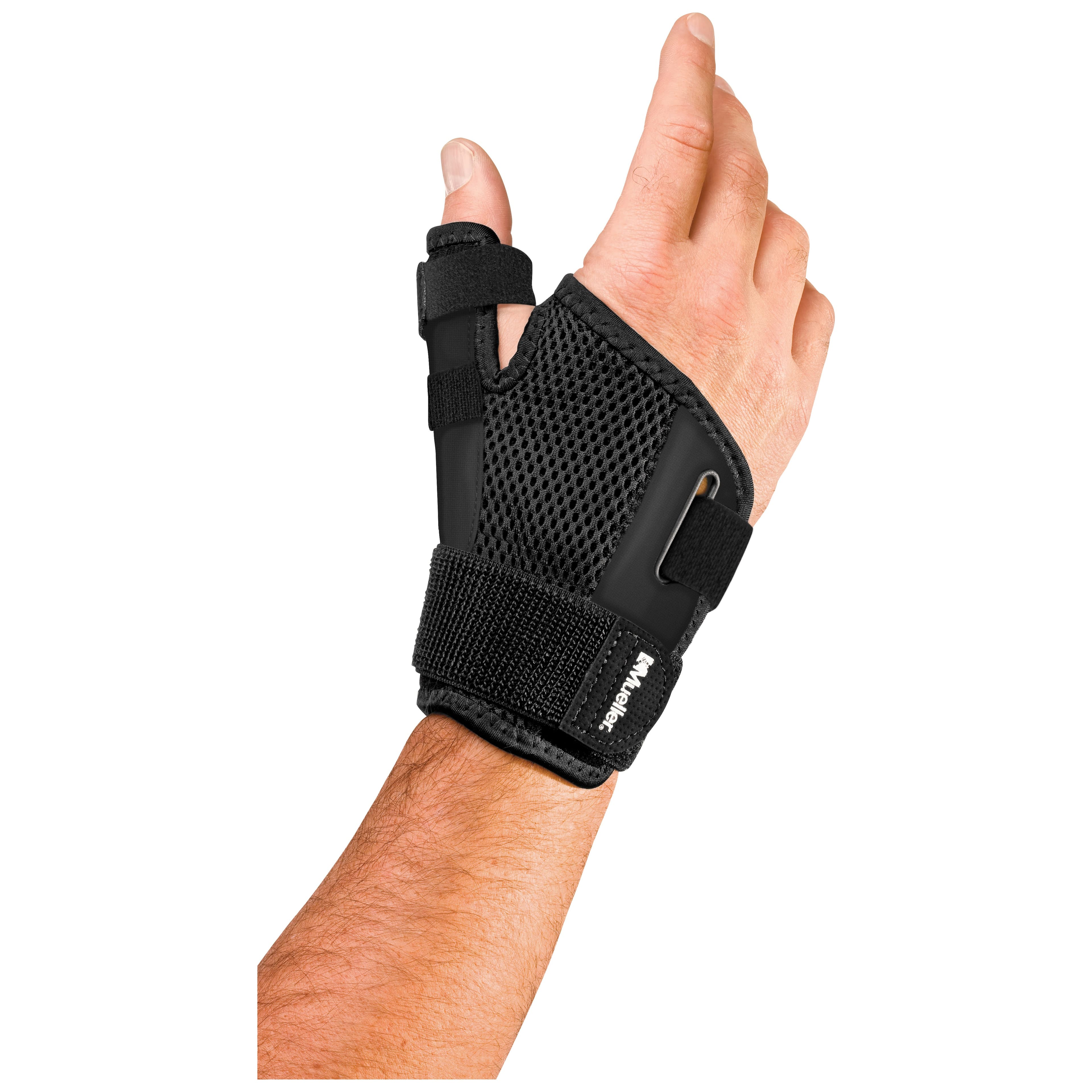 Mueller Reversible Unisex Thumb Stabilizer, Black, One Size Fits Most - Each - Image 2