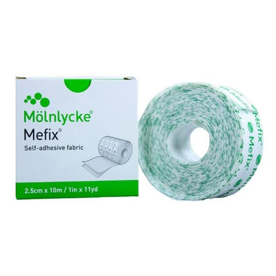 Mefix Self-Adhesive Fabric Tape, 1 Inch x 11 Yard - Each - Image 1