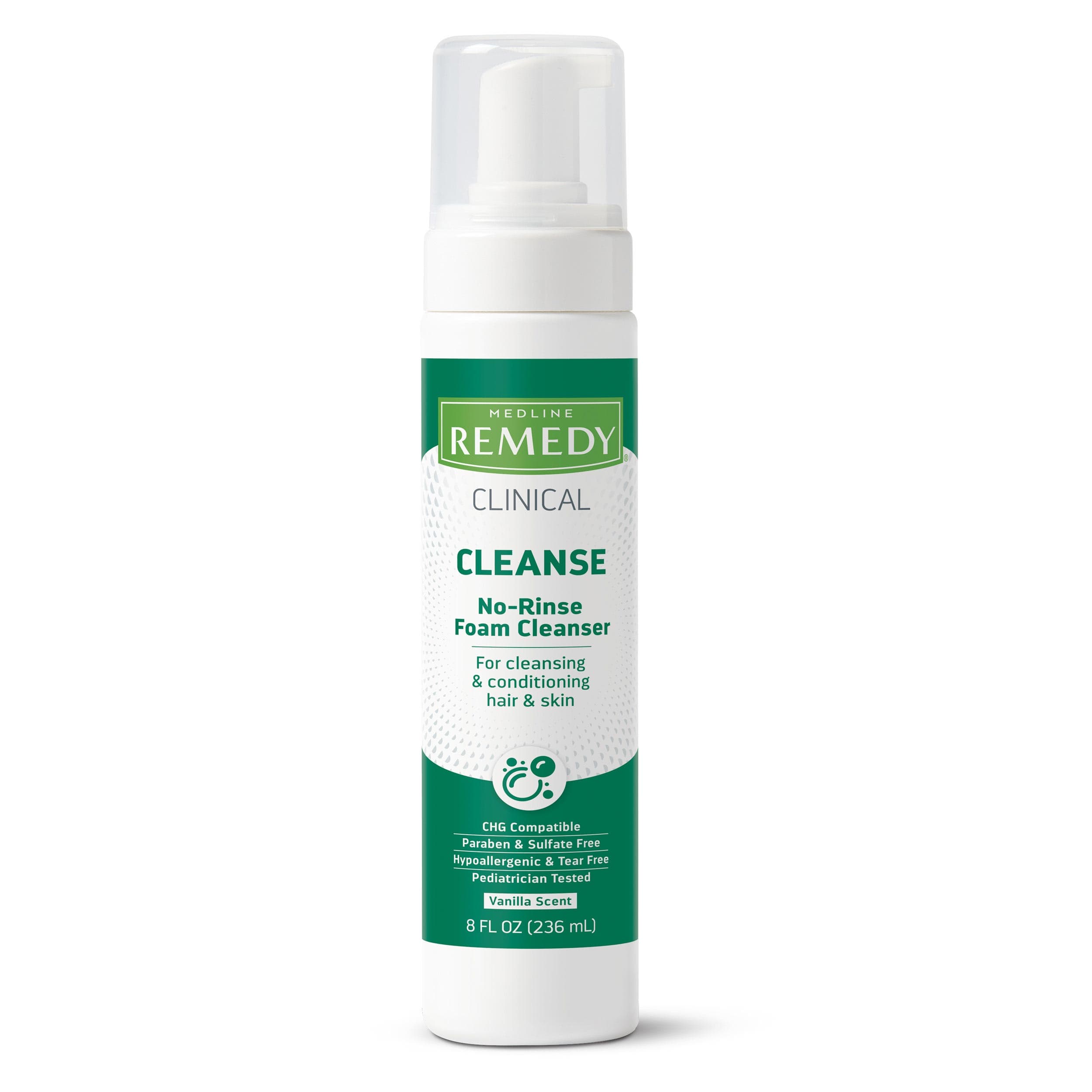 Remedy Clinical Cleanse No-Rinse Foam Cleanser, Vanilla Scent, 8 oz - Image 1