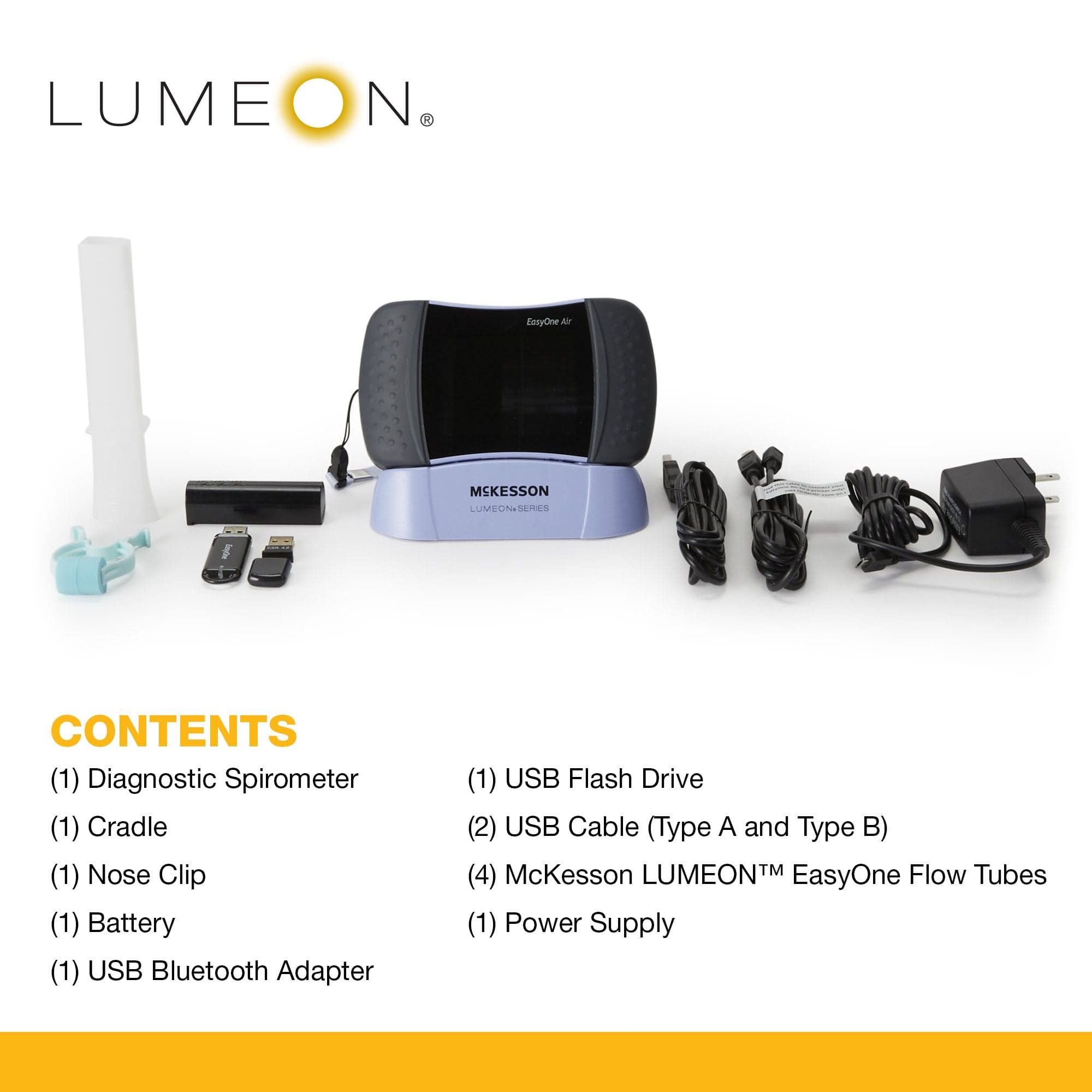 McKesson LUMEON EasyOne Air Spirometer System Touch Screen Display LCD Indicator - Image 2