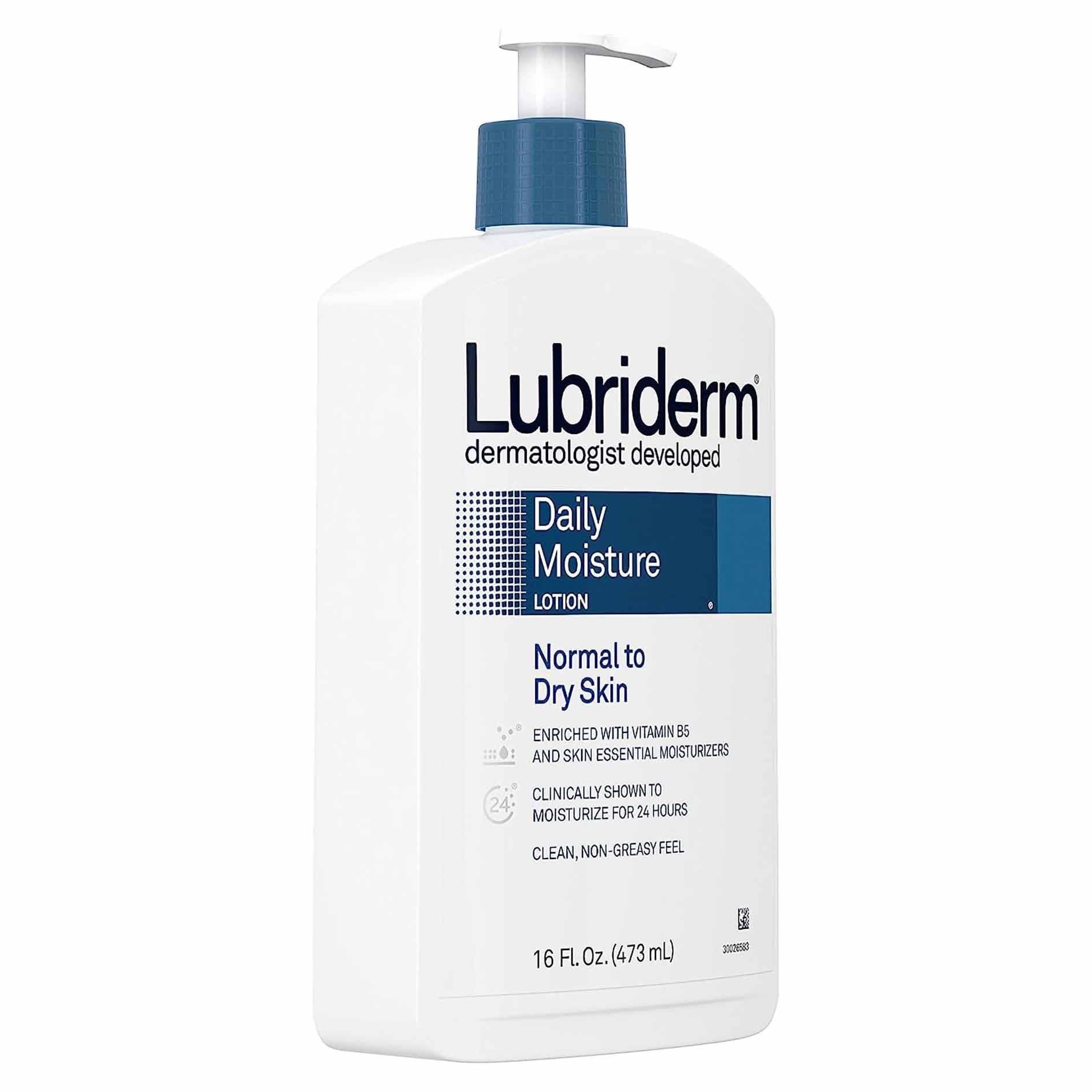 Lubriderm Daily Moisture Lotion Normal to Dry Skin, 16 oz - Each - Image 2