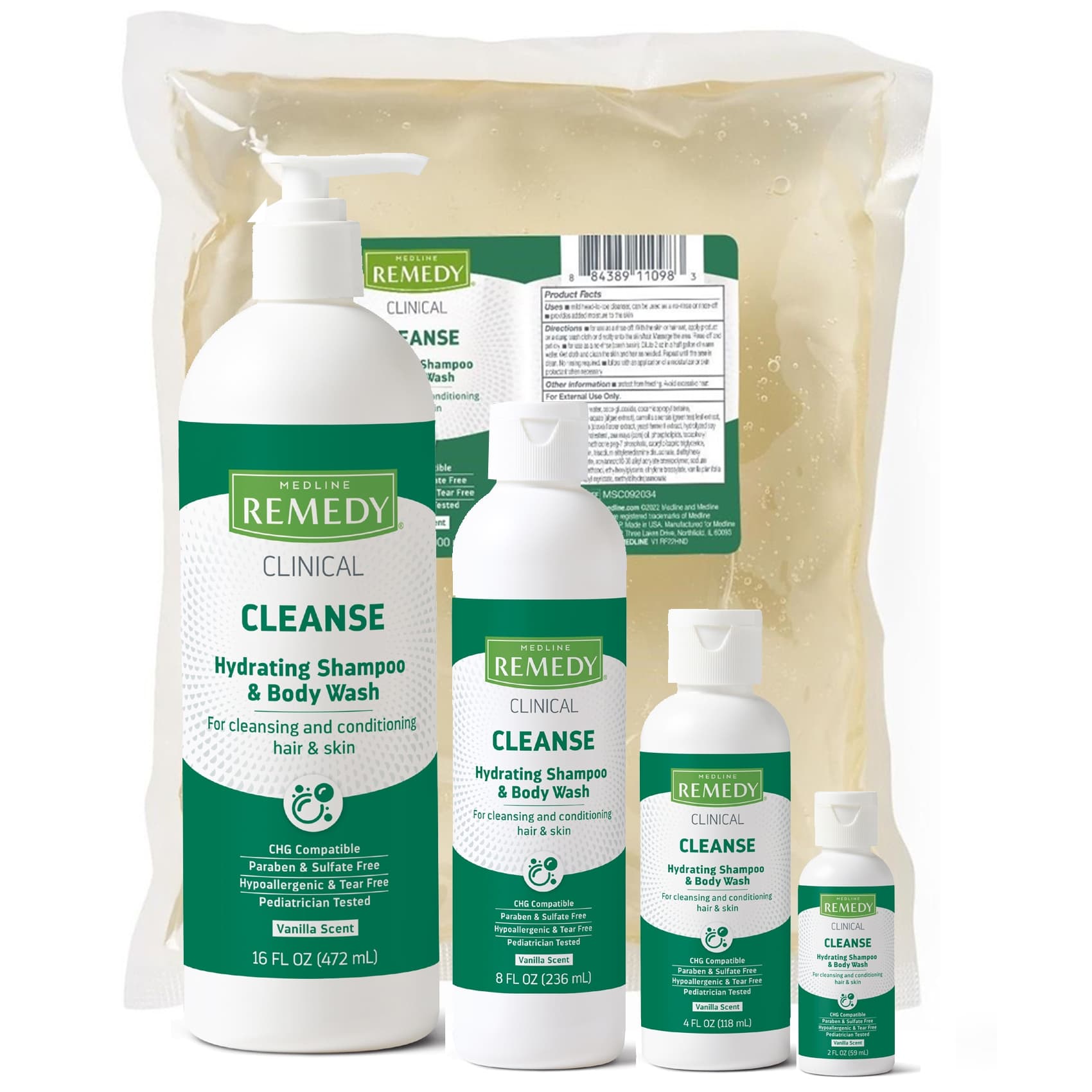 Remedy Clinical Cleanse Hydrating Shampoo and Body Wash