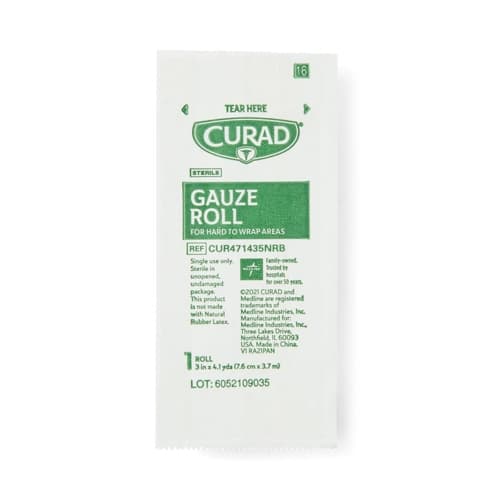 Curad Stretch Rolled Gauze, 3 Inch x 4.1 Yard - Image 1