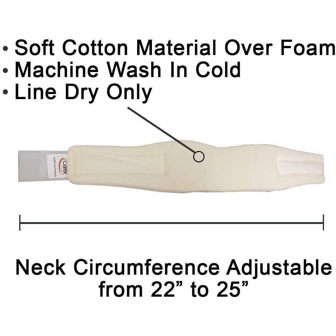 Carex Cervical Collar Poly Foam with Soft Porous Cotton Cover - Image 4