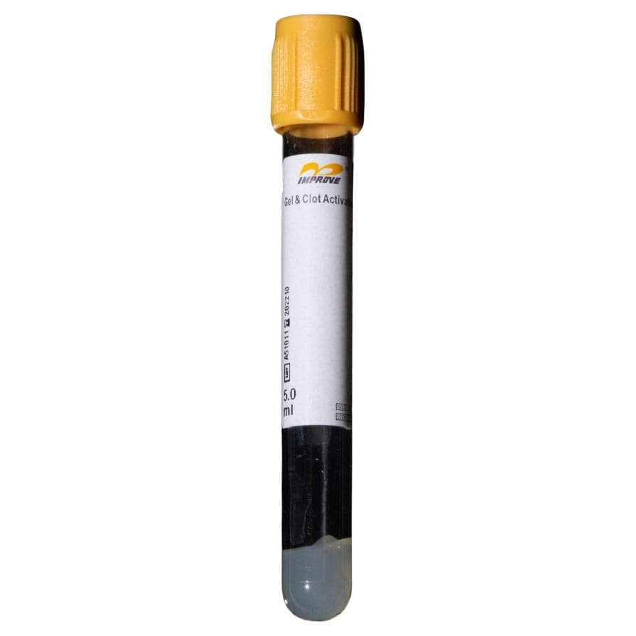 Improvacuter Gel and Clot Activator Blood Collection Tubes