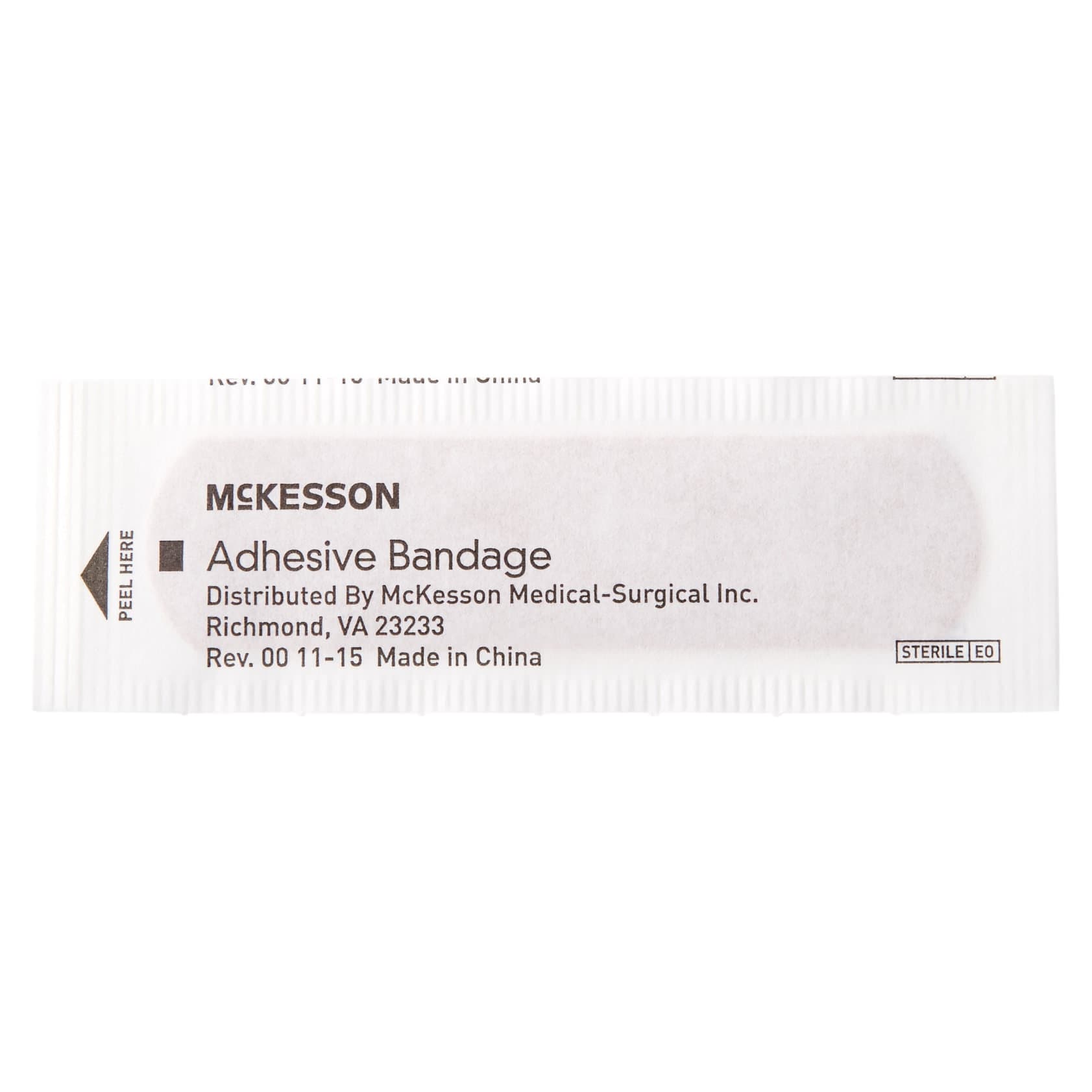 McKesson Fabric Adhesive Bandage, 3/4 x 3 Inch - Box of 100 - Image 3
