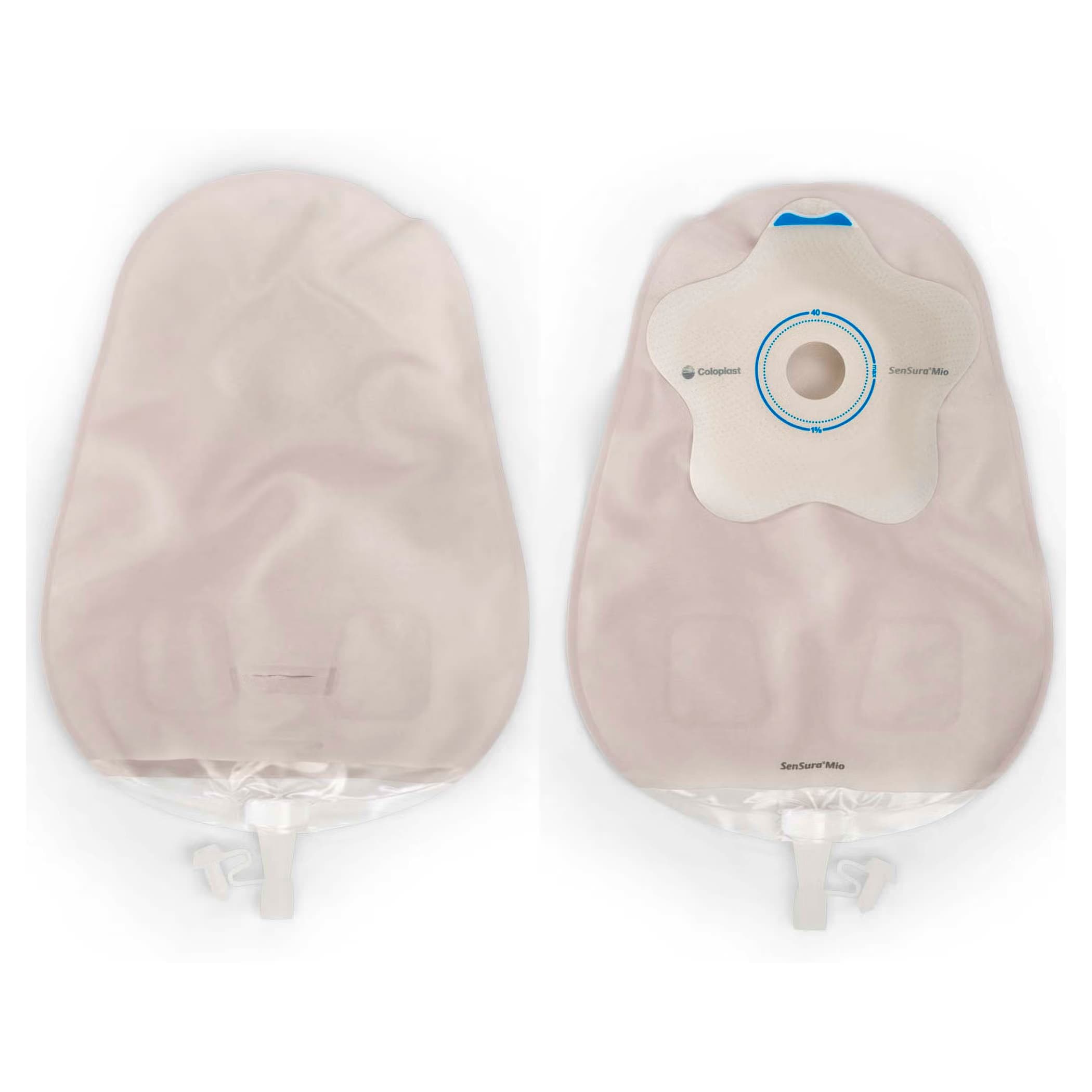 SenSura Mio Convex Flip MAXI Urostomy Pouch, 1 Inch Stoma, Opaque - Box of 10 - Image 1