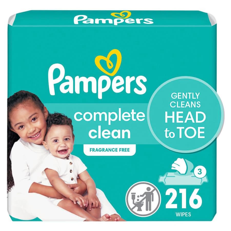 Pampers Complete Clean Baby Wipes, 3X