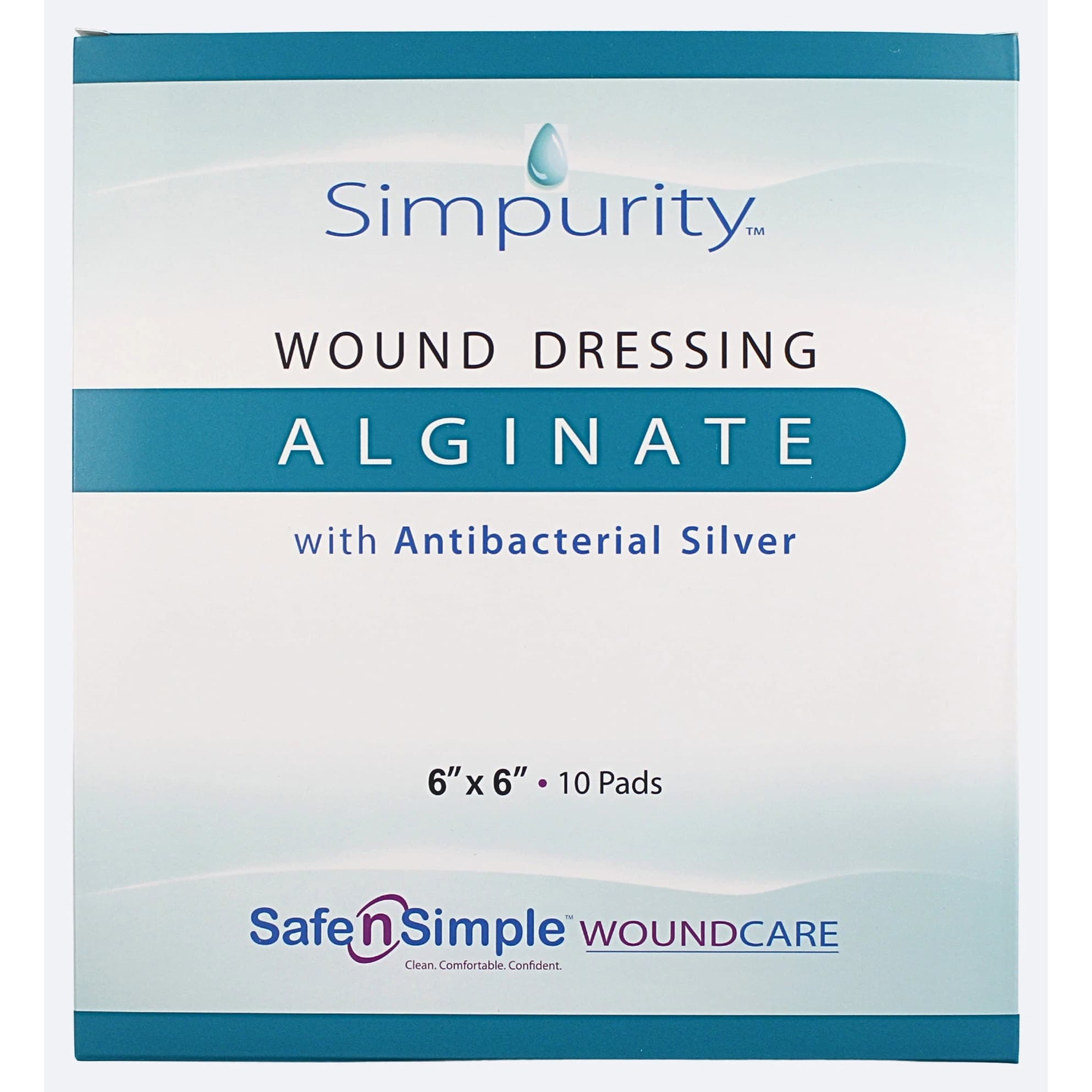 Simpurity Silver Calcium Alginate Dressing - Image 1