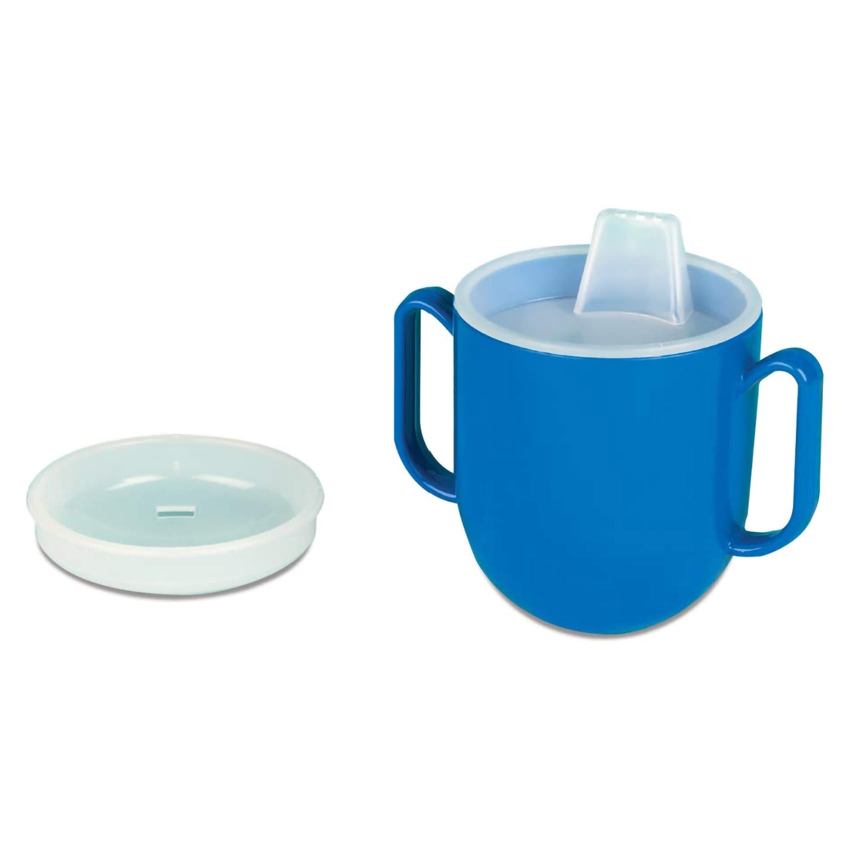 Ableware Reusable Plastic Spillproof Drinking Cup, Blue
